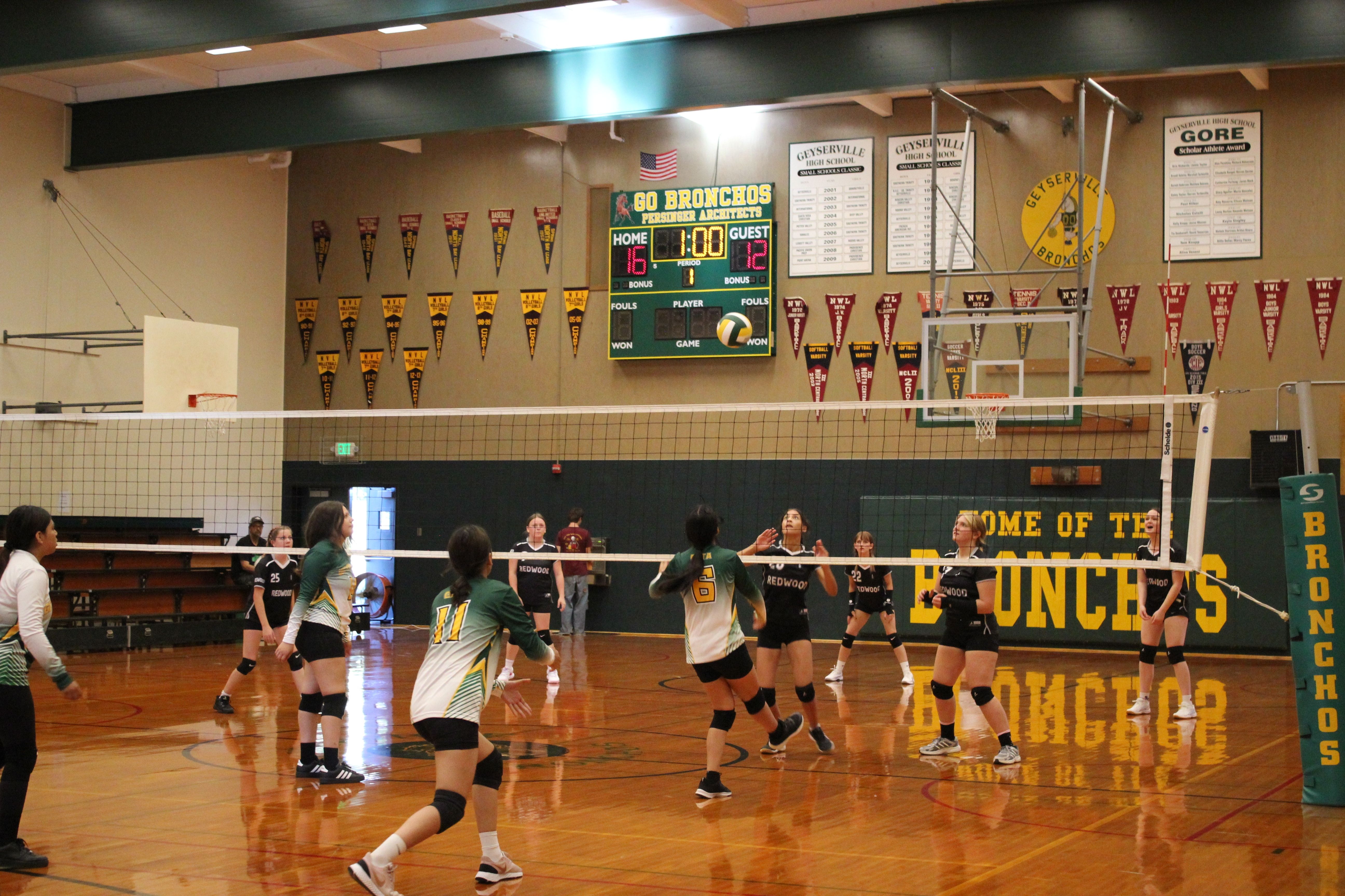 Volleyball with score